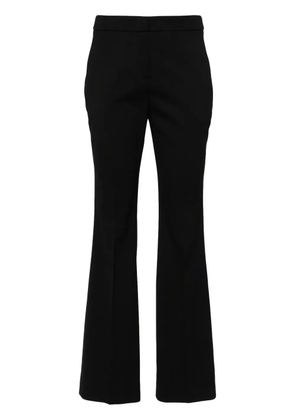 Lardini pressed-crease flared trousers - Black