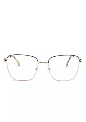 Carolina Herrera square-frame glasses - Gold