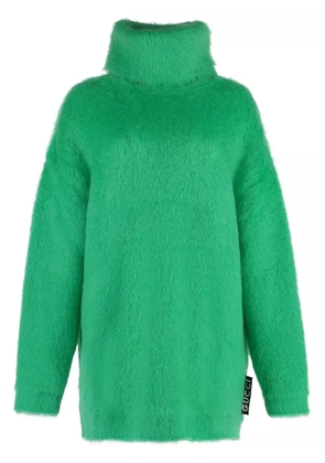 Gucci brushed mohair jumper dress - Green