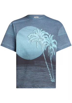 ETRO printed T-shirt - Blue