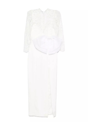 SILK LOVE & LACE Anka dress - White