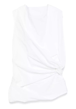 Jil Sander poplin top - White