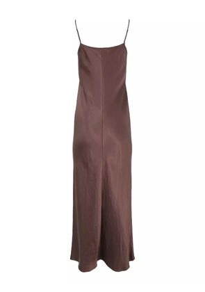 Vince satin slip dress - Brown