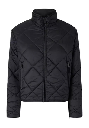 PINKO quilted diamond-pattern jacket - Black