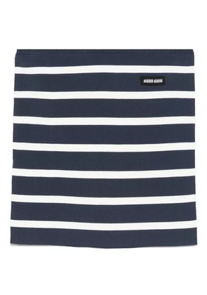 Miu Miu striped top - Blue