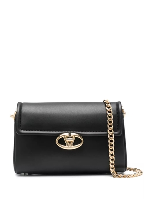 Valentino Garavani VLogo Signature-plaque shoulder bag - Black