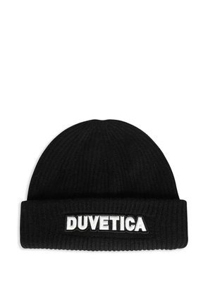 Duvetica logo-appliqué beanie - Black
