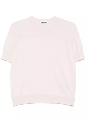 Jil Sander fine-knit T-shirt - Pink
