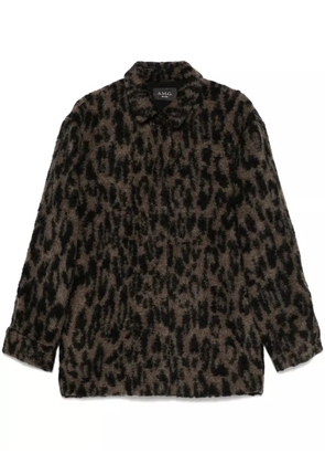 A.M.G. wool jacket - Brown