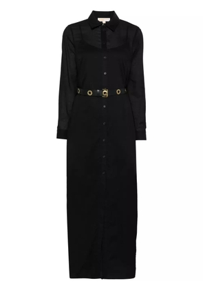 Michael Michael Kors shirt maxi dress - Black