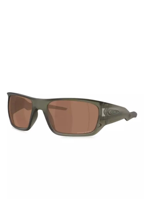 Oakley logo-print sunglasses - Brown