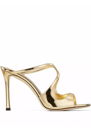 Jimmy Choo 95mm Anise sandals - Gold
