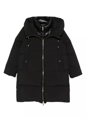 Moorer hooded padded coat - Black