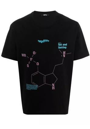 MSFTSrep graphic-print cotton T-shirt - Black