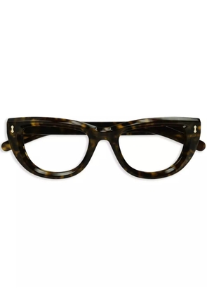 Gucci Eyewear round-frame glasses - Brown