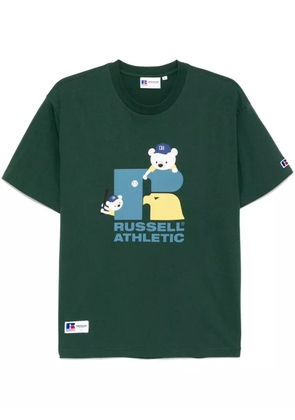 CHOCOOLATE logo-print T-shirt - Green