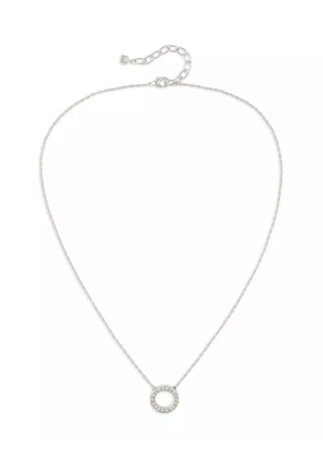 Nina Ricci Pre-Owned 1990 round-pendant necklace - Silver