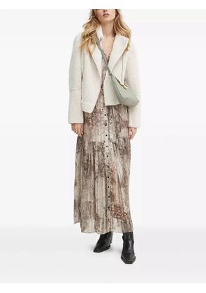 GUESS USA snakeskin-print maxi dress - Neutrals