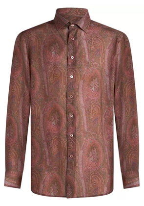 ETRO paisley-print shirt - Red