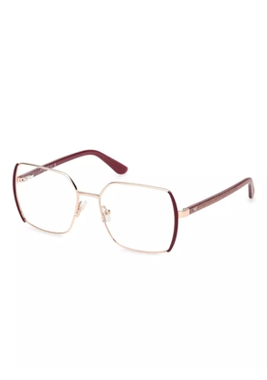 GUESS EYEWEAR square-frame glasses - Red