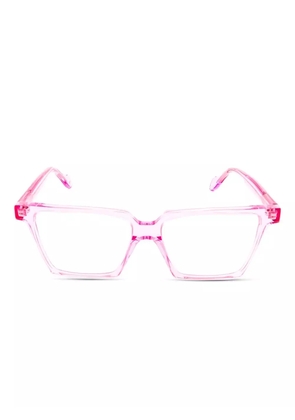 Kador square-frame glasses - Pink