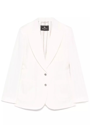 ETRO paisley-jacquard blazer - Neutrals