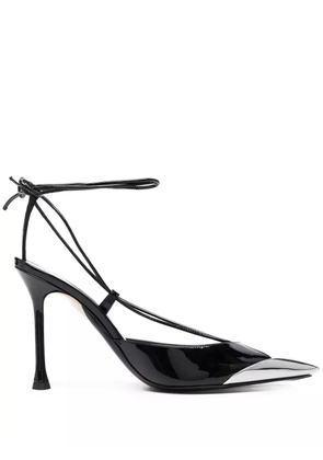 Nº21 110mm leather sandals - Black