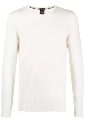 BOSS crew neck pullover sweater - Neutrals