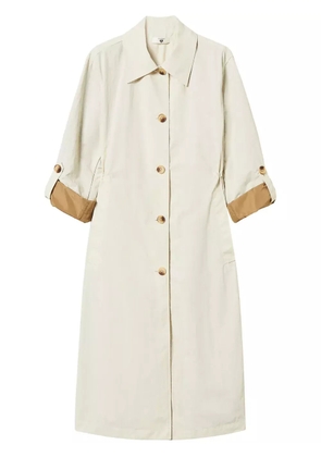 TWINSET two-tone coat - Neutrals