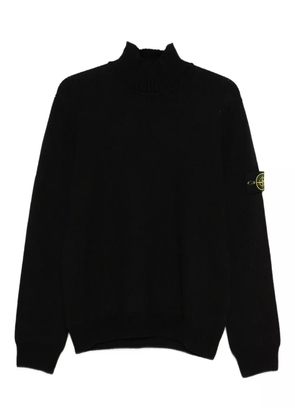 Stone Island high-neck sweater - Black