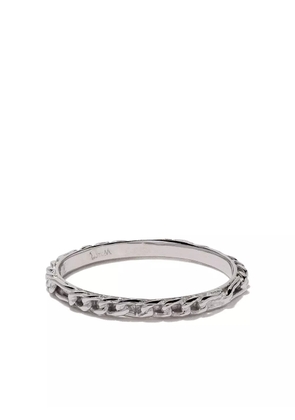 Wouters & Hendrix Gold 18kt white gold Figaro Chain ring - Silver