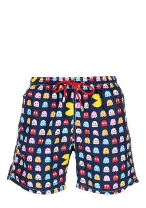 MC2 Saint Barth Gustavia Pacman-print drawstring swim shorts - Blue