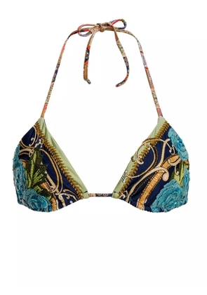 Agua Bendita Lolita bikini top - Blue