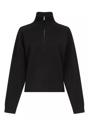 LouLou de Saison DRIES zip-front sweater - Black