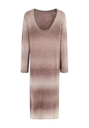 Alysi ombre midi dress - Brown