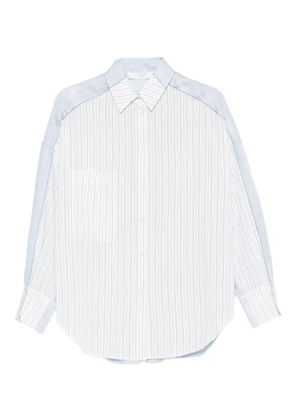 Tela pinstripe panelled shirt - White