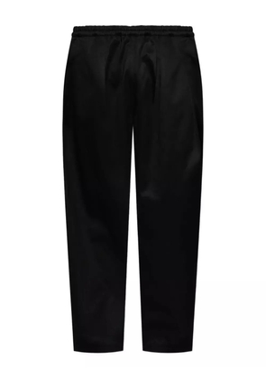 Maison Margiela pleat-detailed drawstring trousers - Black