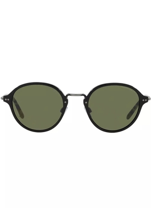 Giorgio Armani round frame sunglasses - Black