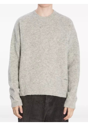 AMI Paris ribbed crewneck sweater - Grey