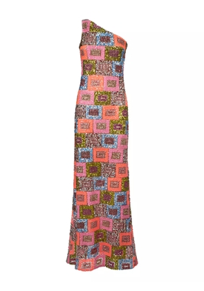 Taller Marmo Aspen sequin-embellished one-shoulder maxi dress - Pink