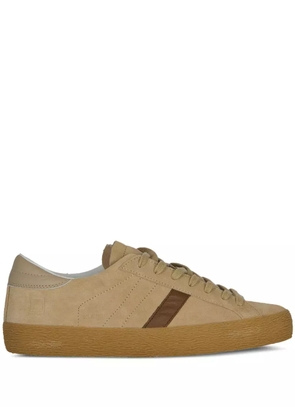 D.A.T.E. Hill Low suede leather sneakers - Neutrals