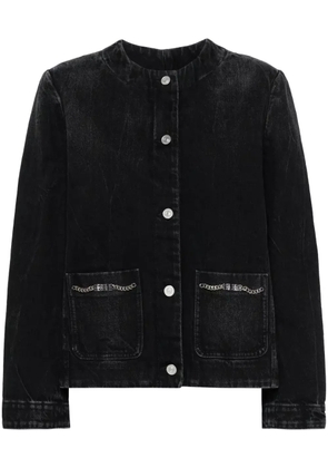 Givenchy chain-detailing denim jacket - Black