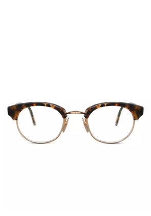 Thom Browne Eyewear tortoiseshell round-frame glasses