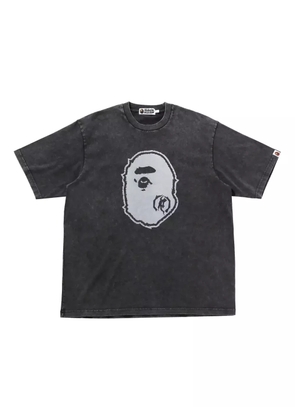 A BATHING APE® Head cotton T-shirt - Black