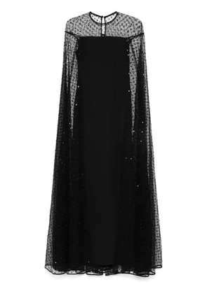 NISSA sequin-embellished gown - Black