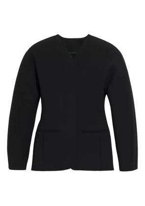 Jacquemus The Ovalo fitted jacket - Black