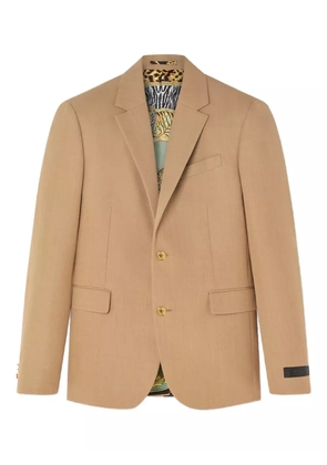 Versace single-breasted blazer - Neutrals