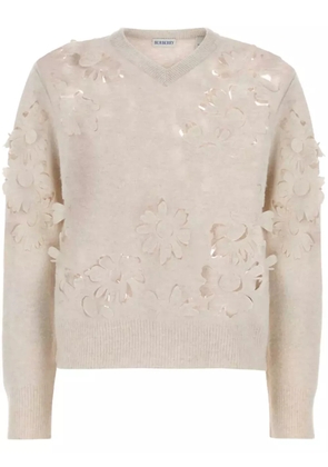 Burberry Cutout Daisy sweater - Neutrals