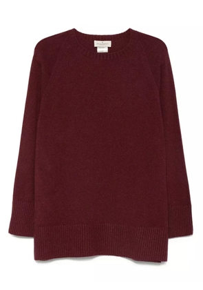 Bruno Manetti raglan-sleeve cashmere sweater - Red