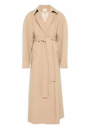 KHAITE Roth trench coat - Neutrals